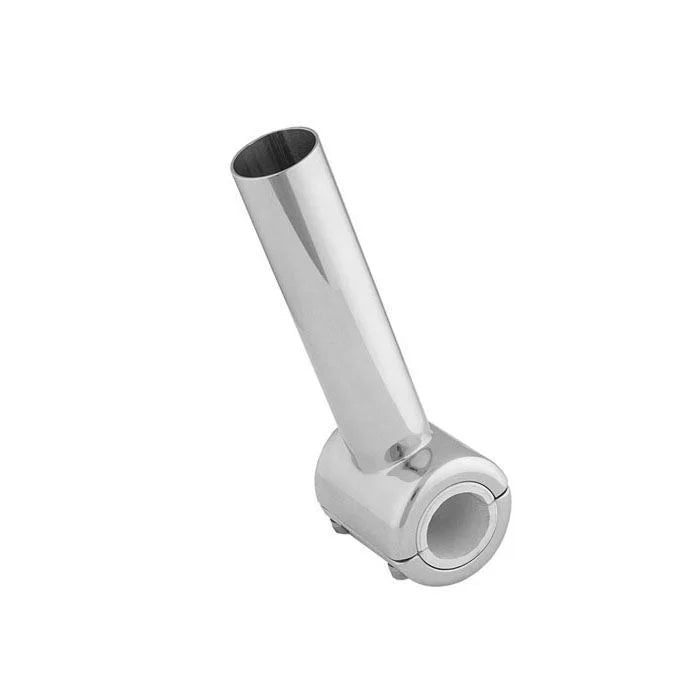 TACO Marine Fixed Clamp-On Center Rigger Mount, 1-1/8 in, 3/4 in & 1 in Pipe, SS316 — Quality Boat Parts
