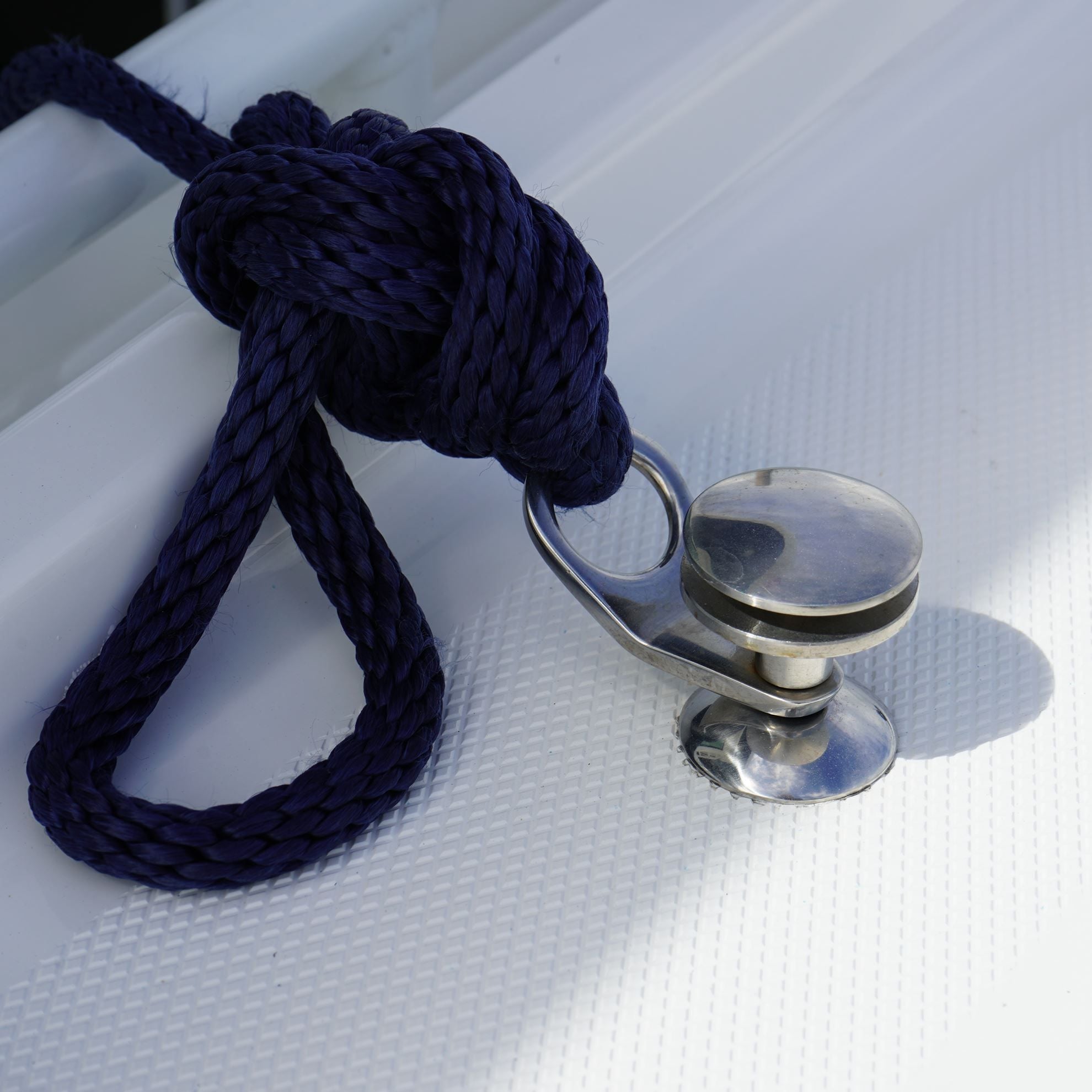 TACO Marine Quick Release Fender Lock, Type 316L SS, High Polish, 7/8 in Rope Hole — Quality Boat Parts