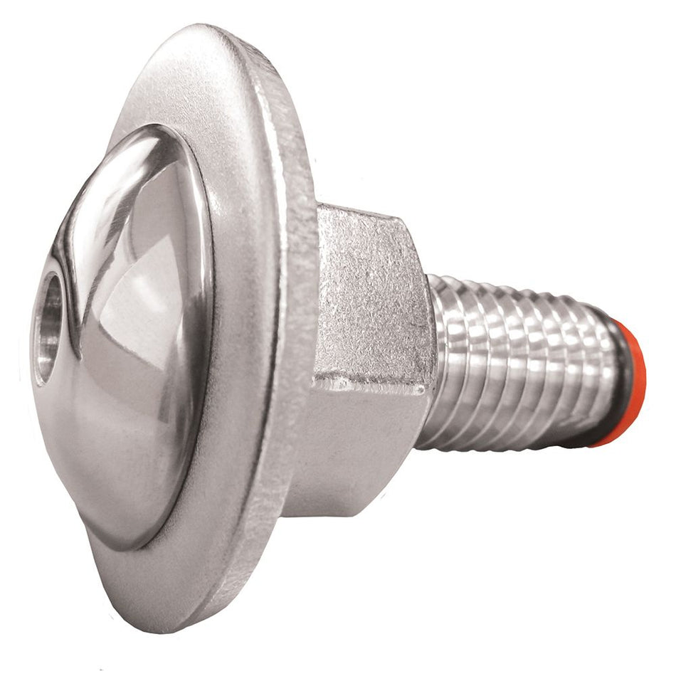 TACO Marine Quick Release Fender Lock Receiver Only, SS316L, High Polish, 1/4 in NPT Drain Plug — Quality Boat Parts
