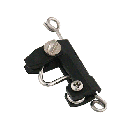 TACO Marine Standard Outrigger Release Clips, Stainless Steel and Plastic, Tension Adjustment, Light and Medium Duty, 2pk — Quality Boat Parts
