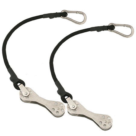 TACO Marine Shock Cord with Double Pulley, 12 in, 2pk — Quality Boat Parts