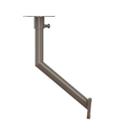 TACO Marine Stainless Steel Table Base, For Side Mount Table Pedestal System, 1-5/8 in Tube, 6-1/4 in Flange, Locking Pull Pin, Polished — Quality Boat Parts