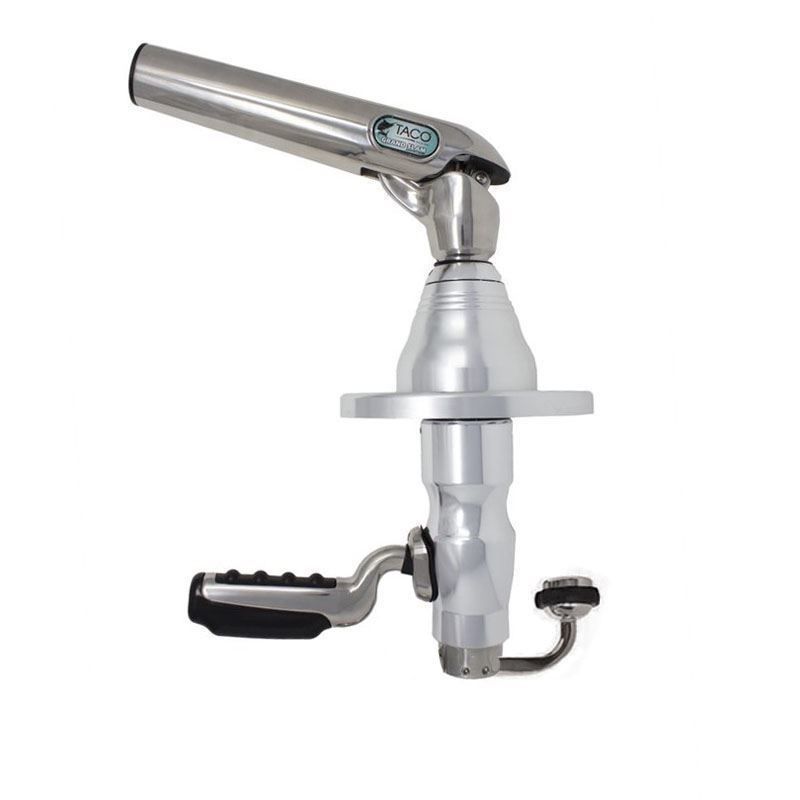 TACO Marine Pro Series GS-500 Outrigger Mounts, For Carbon Fiber Tele-Outriggers Up to 24 ft, Twist & Lock Arm — Quality Boat Parts