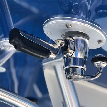TACO Marine Pro Series GS-500 Outrigger Mounts, For Carbon Fiber Tele-Outriggers Up to 24 ft, Twist & Lock Arm — Quality Boat Parts
