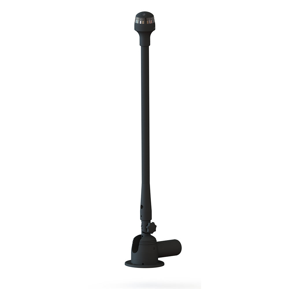 TACO Marine Grand Slam 950 Electric Anchor & Stern Light, For Boats 39 ft and Under, 3 NM, 12V, Surface Mount, Black Anodized Aluminum — Quality Boat Parts