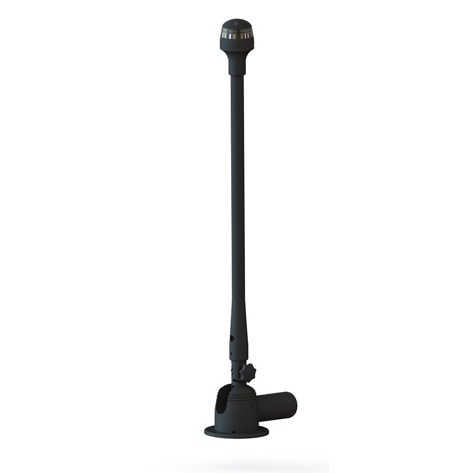TACO Marine Grand Slam 950 Electric Anchor & Stern Light, For Boats 39 ft and Under, 3 NM, 12V, Surface Mount, Black Anodized Aluminum — Quality Boat Parts