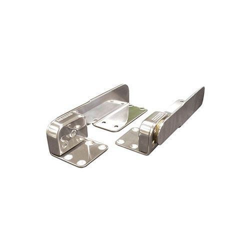 TACO Marine Command Ratchet Hinges, 9-3/8 in, Polished Type-304 Stainless Steel, Pair — Quality Boat Parts
