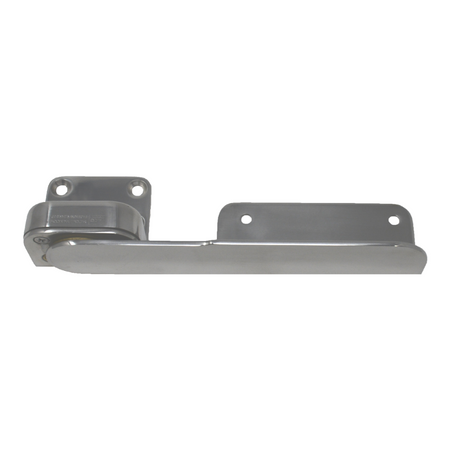 TACO Marine Command Ratchet Hinges, 9-3/8 in, Polished Type-304 Stainless Steel, Pair — Quality Boat Parts