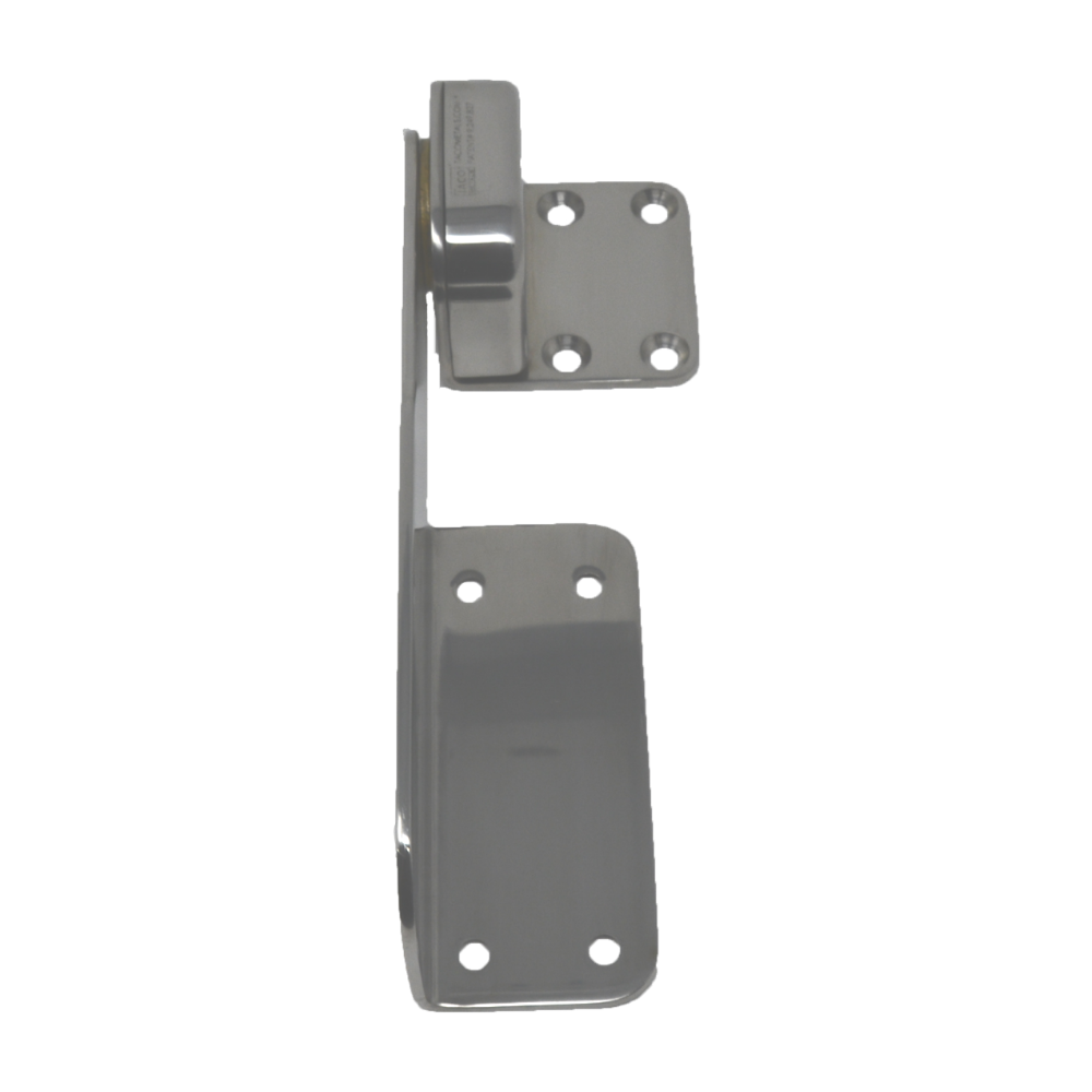 TACO Marine Command Ratchet Hinges, 9-3/8 in, Polished Type-304 Stainless Steel, Pair — Quality Boat Parts