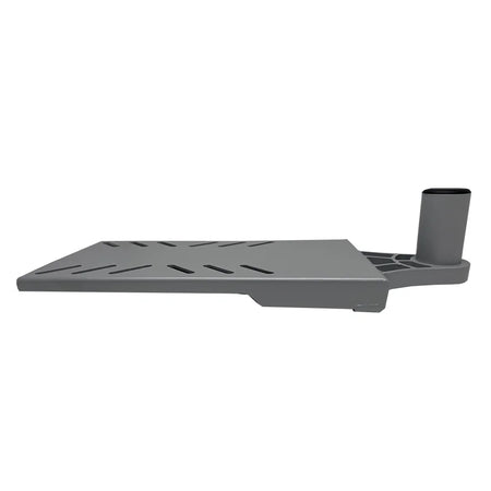 TACO Marine ShadeFin Mini Swivel Seat Mount, For Standard 4-Screw Swivel Seats, 6061 Aluminum, Misty Silver Finish — Quality Boat Parts