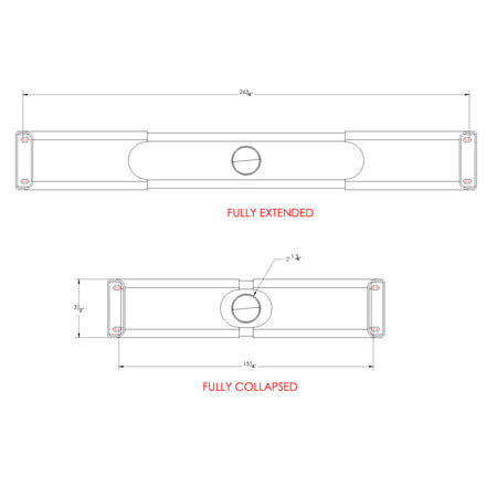 TACO Marine ShadeFin Mini Kayak Mount, For Sit-on-Top Kayaks, YakAttack GearTrac Compatible, 26.75 in Adjustable Base, Powder-Coated Aluminum, Misty Silver Finish — Quality Boat Parts