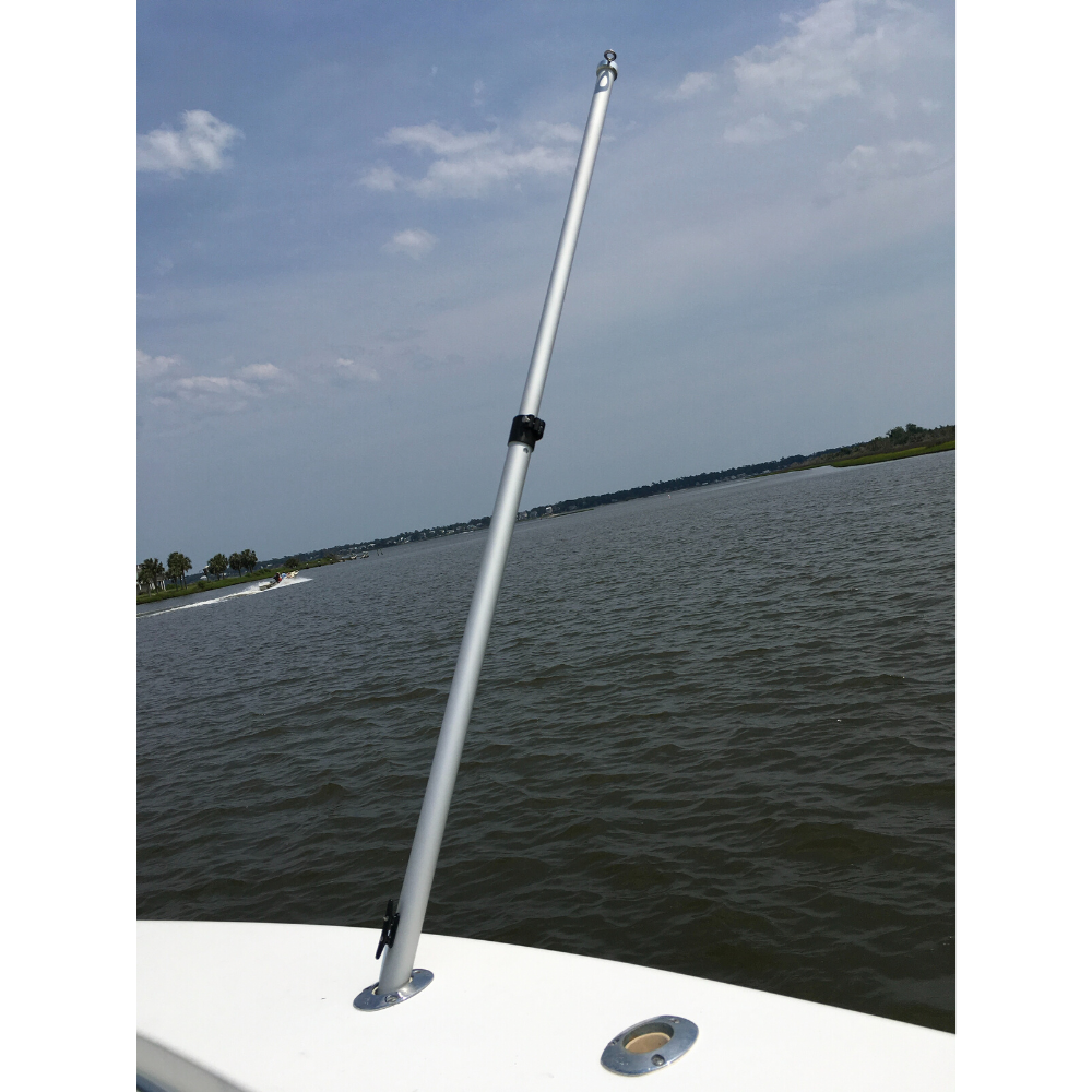 TACO Marine Tele-Sun Aluminum Shade Poles, 44.6-69.37 in, 2pk — Quality Boat Parts
