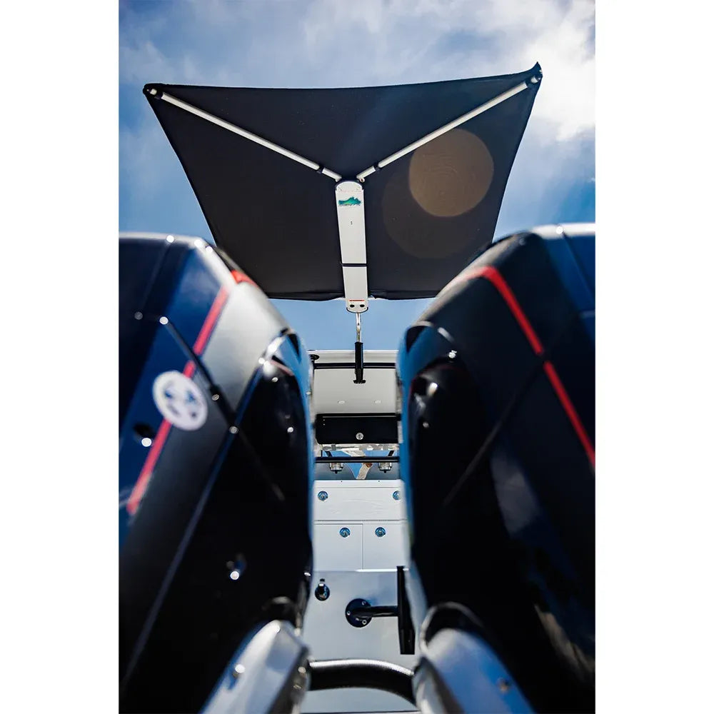 TACO Marine ShadeFin Fixed Rod Holder Mount, For Standard Rod Holders, Type-304 Stainless Steel, Nylon Sleeve, Locking Knob — Quality Boat Parts