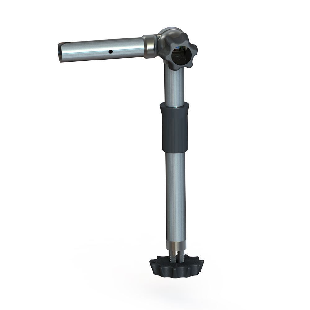 TACO Marine ShadeFin Adjustable Rod Holder Mount, 316L SS, 15-Degree Detents — Quality Boat Parts