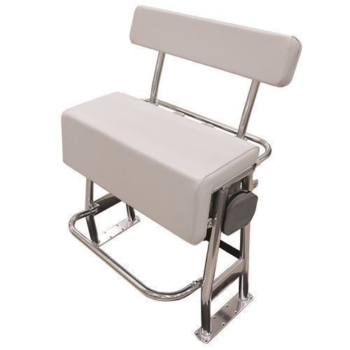 TACO Marine Universal Removable Leaning Post Backrest, For Neptune Premium and Neptune II Leaning Posts, Adjustable Folding Arms — Quality Boat Parts