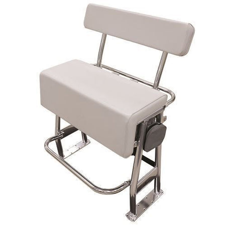 TACO Marine Universal Removable Leaning Post Backrest, For Neptune Premium and Neptune II Leaning Posts, Adjustable Folding Arms — Quality Boat Parts