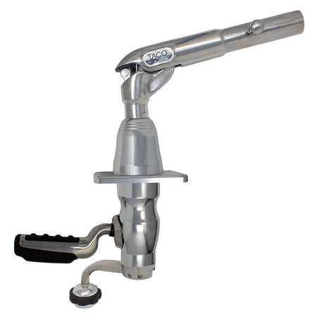 TACO Marine Grand Slam 390 Outrigger Mount, 180° Handle, For 1-1/2 in Outriggers, 45° Lift, 316L SS — Quality Boat Parts
