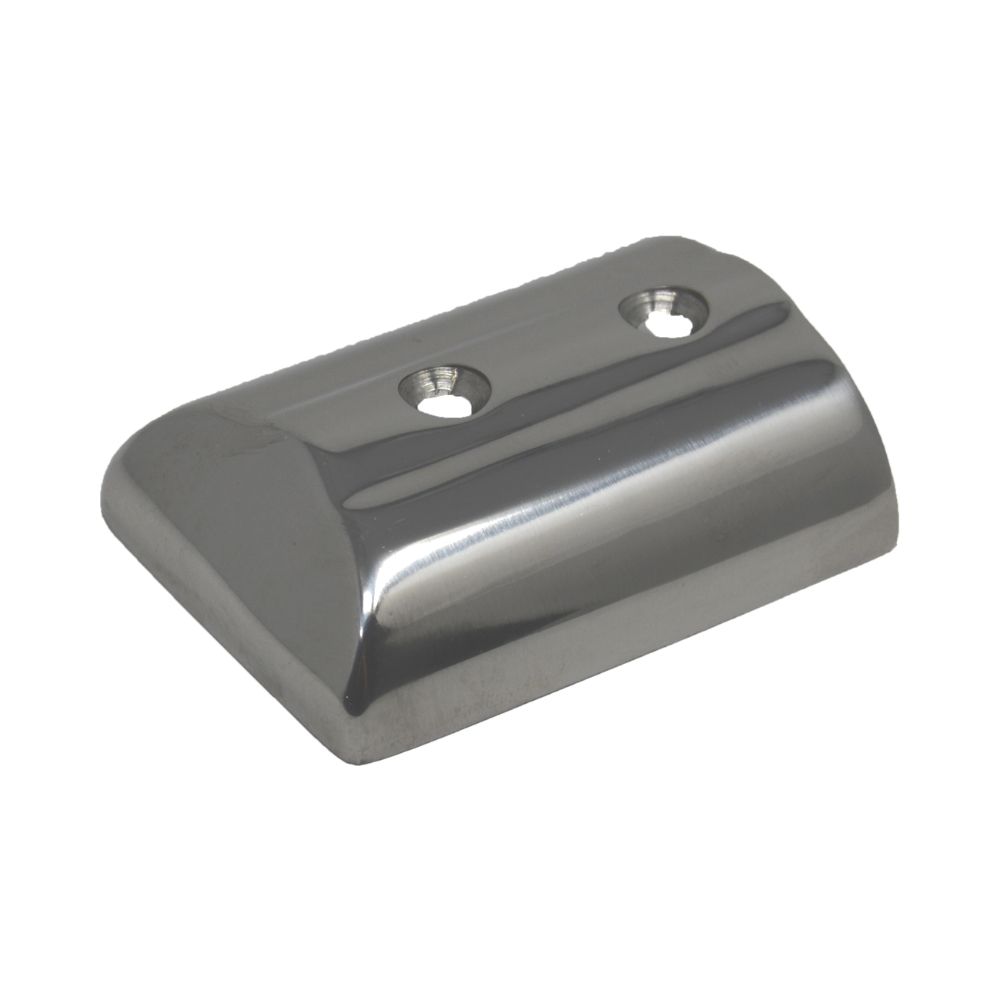 TACO Marine SuproFlex Small Rub Rail End Cap, For V11-9960, Type-316L SS, Mirror Polish — Quality Boat Parts