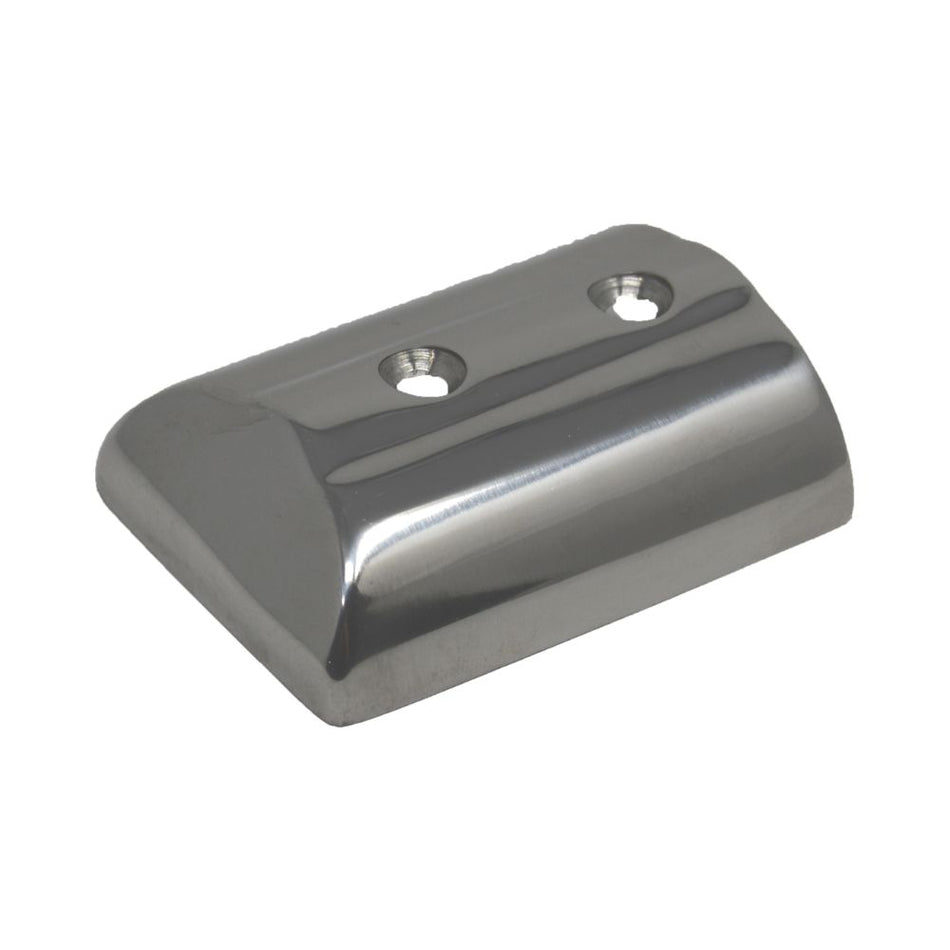 TACO Marine SuproFlex Small Rub Rail End Cap, For V11-9960, Type-316L SS, Mirror Polish — Quality Boat Parts