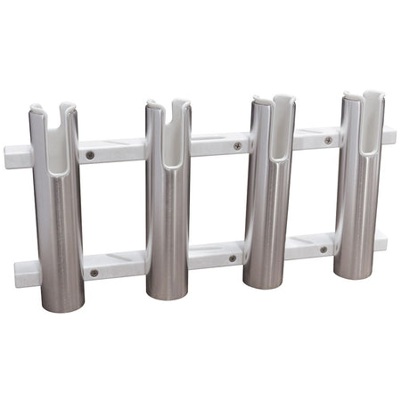 TACO Marine 4-Rod Aluminum Poly Rod Rack, 1-1/2 in ID, 18 in — Quality Boat Parts
