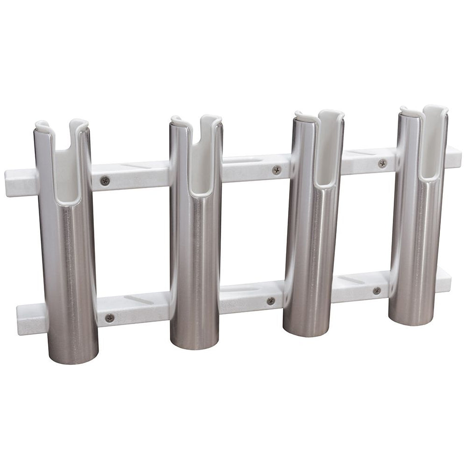 TACO Marine 4-Rod Aluminum Poly Rod Rack, 1-1/2 in ID, 18 in — Quality Boat Parts
