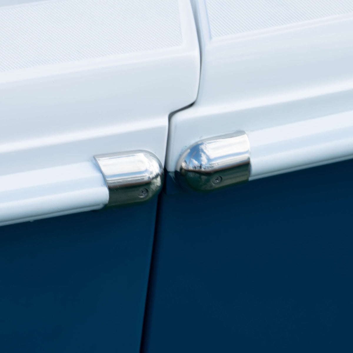 TACO Marine Rub Rail End Cap, 1-7/8 in, 316 Stainless Steel, Polished — Quality Boat Parts