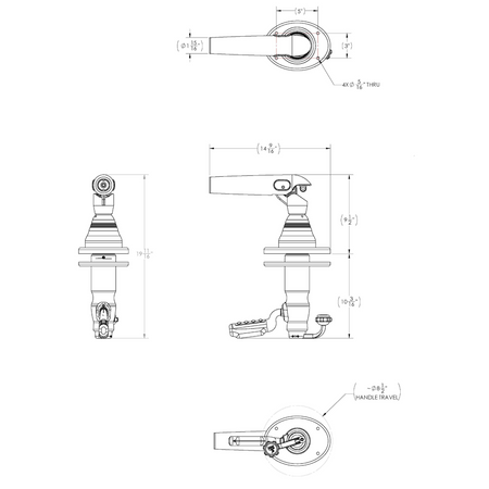 TACO Marine Pro Series Outrigger Mounts, Twist & Lock, For Carbon Fiber Tele-Outriggers, Up to 24 ft, 4-1/2 in Hardtops, Pair — Quality Boat Parts