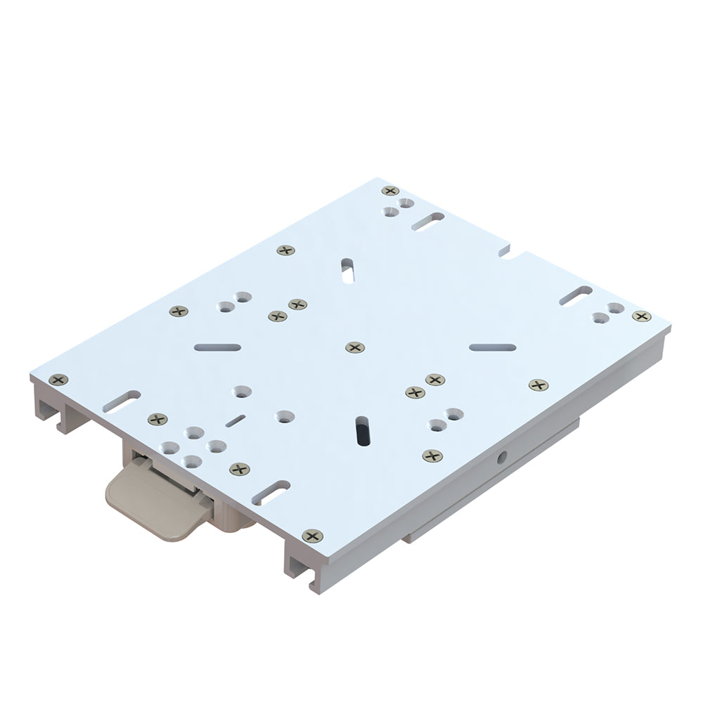 TACO Marine Low Profile Adjustable Seat Slide, 13 x 10 in, Detachable Mount, 7 Positions, 5-1/2 in Travel — Quality Boat Parts