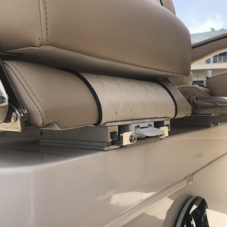 TACO Marine Low Profile Adjustable Seat Slide, 13 x 10 in, Detachable Mount, 7 Positions, 5-1/2 in Travel — Quality Boat Parts