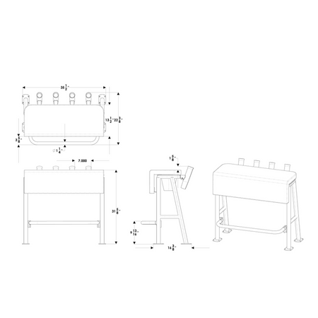 TACO Marine Neptune III Leaning Post, 4 Poly Rod Holders, 15º Angle, 72-Qt Cooler Space — Quality Boat Parts
