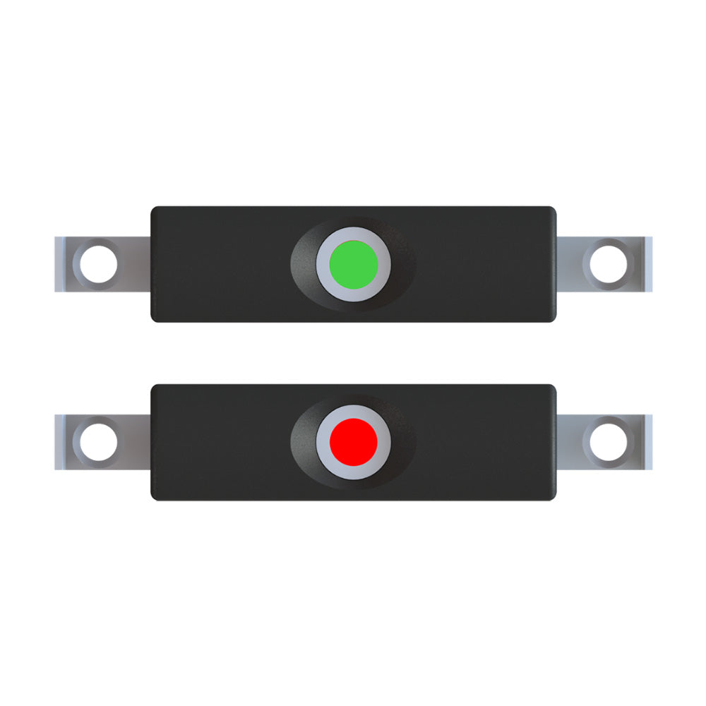 TACO Marine SuproFlex Rub Rail Mounted LED Navigation Light Set, For V11-9960 V11-9990 V11-9950, 12-14VDC, IP68, Red/Green Pair — Quality Boat Parts