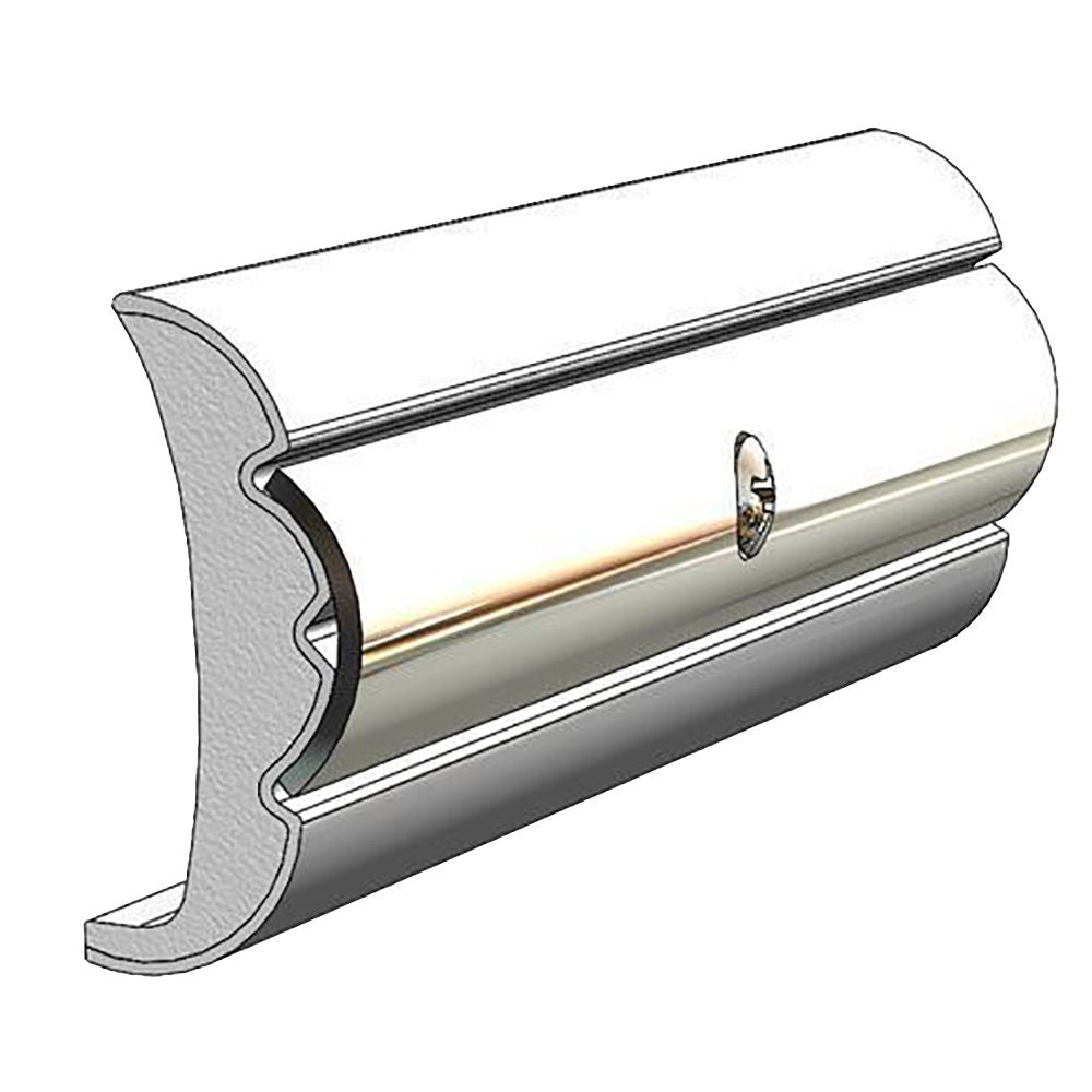 TACO Marine Flex-Core Rigid Vinyl Rub Rail, 1.58 in x .635 in, 60 ft, Frosty White — Quality Boat Parts