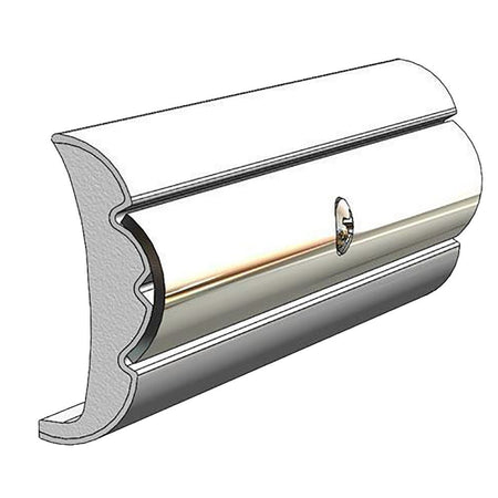 TACO Marine Flex-Core Rigid Vinyl Rub Rail, 1.58 in x .635 in, 60 ft, Frosty White — Quality Boat Parts