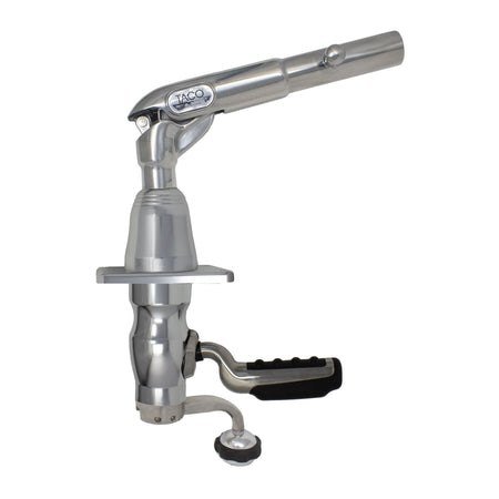 TACO Marine Grand Slam 390BHC Outrigger Mount, For 1-1/2 in Outriggers, Black Anodized Aluminum, SS316L, Pin-Locking — Quality Boat Parts