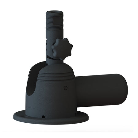 TACO Marine Grand Slam 850BHC Electric VHF Antenna Mount, For VHF Antennas up to 8 ft, 12V DC, 1"-14 Male Thread, Black Anodized Aluminum — Quality Boat Parts