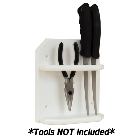 TACO Marine Poly Knife & Plier Holder, 2-Knife Capacity, White Finish — Quality Boat Parts