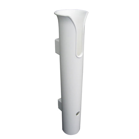TACO Marine Stand-Off Surface Mount Rod Holder, 0°, 12 in L, 1-3/4 in ID, White UV-Stabilized HDPE, No Hardware — Quality Boat Parts