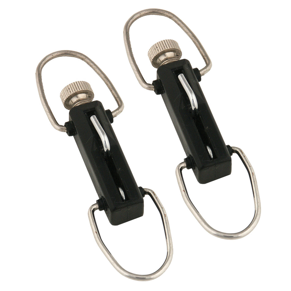 TACO Marine Premium Outrigger Release Clips, Stainless Steel/PVC, Stainless Steel Spring, 2pk — Quality Boat Parts