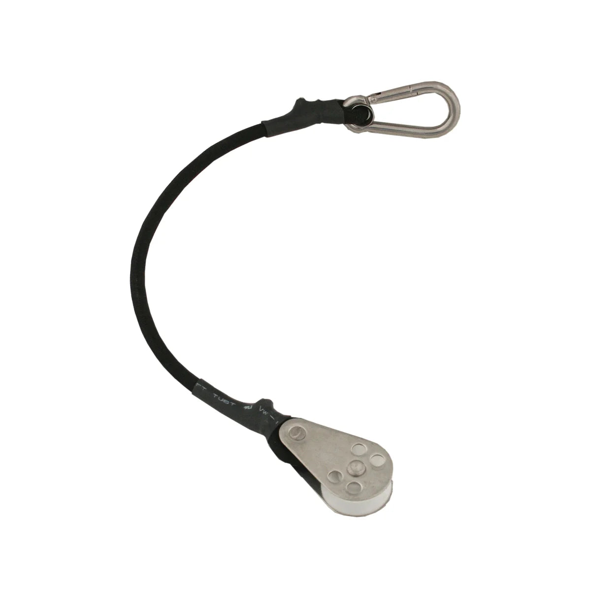 TACO Marine Outrigger Shock Cord with Roller, 12 in, Corrosion-Resistant Clasp, Pair — Quality Boat Parts