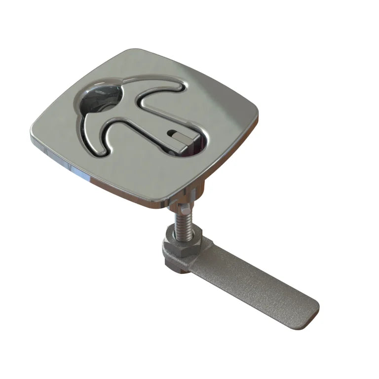 TACO Marine LATCH-tite Square Latch, 2-7/16 in, SS316, Polished — Quality Boat Parts