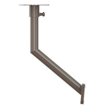 TACO Marine Removable Side Mount Bracket, For Table Pedestal System, 316L Stainless Steel, Polished, 4-7/8 in W x 4 in H x 1/2 in D — Quality Boat Parts
