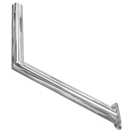 TACO Marine Side Mount Table Pedestal, Type 304 Stainless Steel, 17-3/4 in H, 12 in W, 1-5/8 in Tube, Polished — Quality Boat Parts