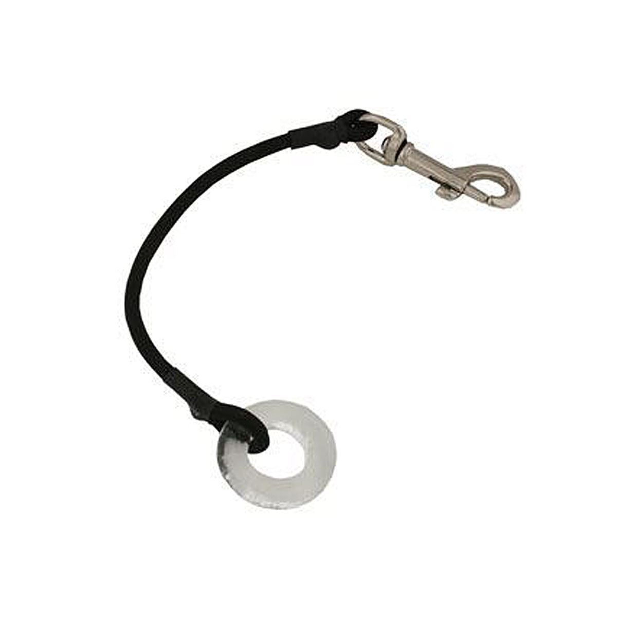 TACO Marine Glass Eye with Shock Cord, 12 in, 1-3/4 in Glass Ring, Stainless Steel Snap Hook, 2pk — Quality Boat Parts