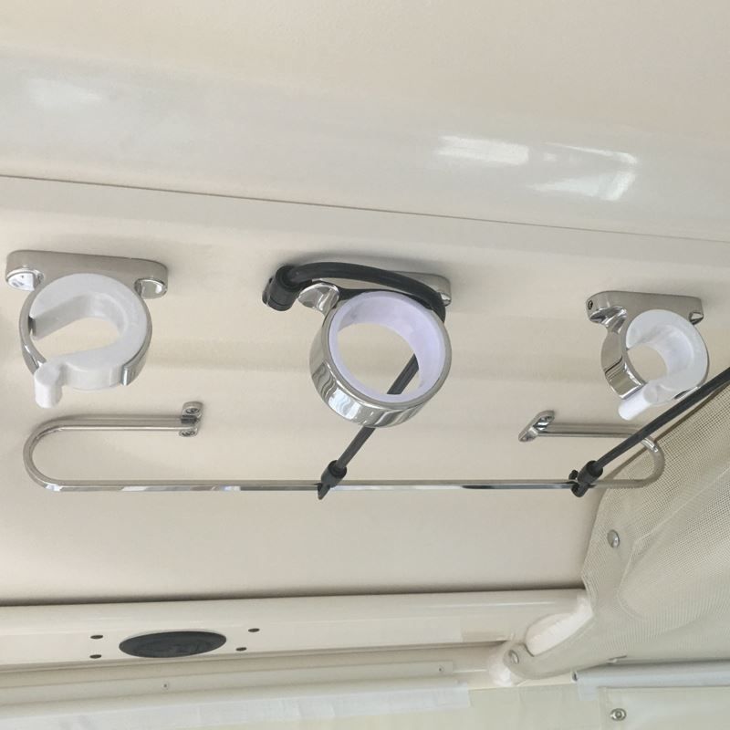 TACO Marine Rod Tip Holder & Rod Hanger Kit, Type-316L SS, Delrin Inserts — Quality Boat Parts
