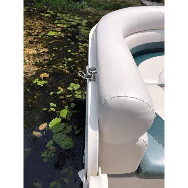 TACO Marine Pontoon Fender Lock, SS316, 1 in Button, Fits 1 in to 1-1/4 in Square Tubes — Quality Boat Parts