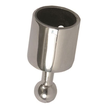 TACO Marine Ball & Socket Top Cap, For 1 in Tube, Set Screw, 316L SS — Quality Boat Parts