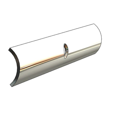 TACO Marine Stainless Steel Hollow Back Rub Rail, 3/4 in x 6 ft, 304 SS, Polished — Quality Boat Parts