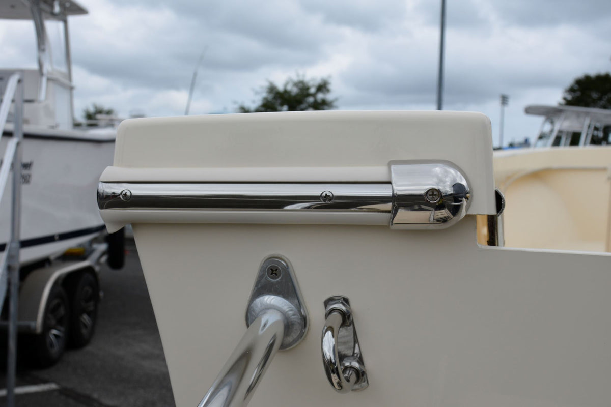 TACO Marine Stainless Steel Hollow Back Rub Rail, 3/4 in x 6 ft, 304 SS, Polished — Quality Boat Parts