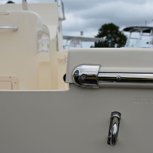 TACO Marine Stainless Steel Hollow Back Rub Rail, 3/4 in x 6 ft, 304 SS, Polished — Quality Boat Parts