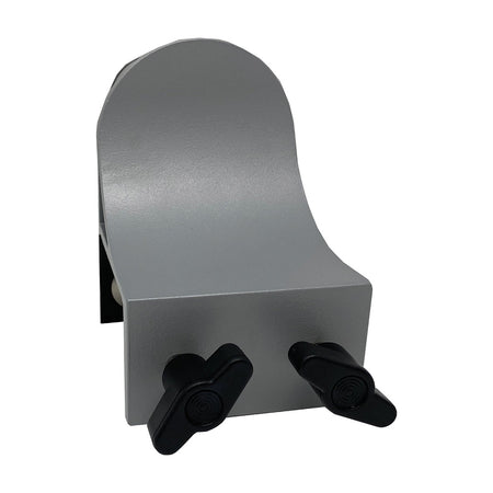 TACO Marine ShadeFin Mini Clamp Mount, Up to 2.25 in, 6061 Aluminum, Type 304 SS Rods, Misty Silver — Quality Boat Parts